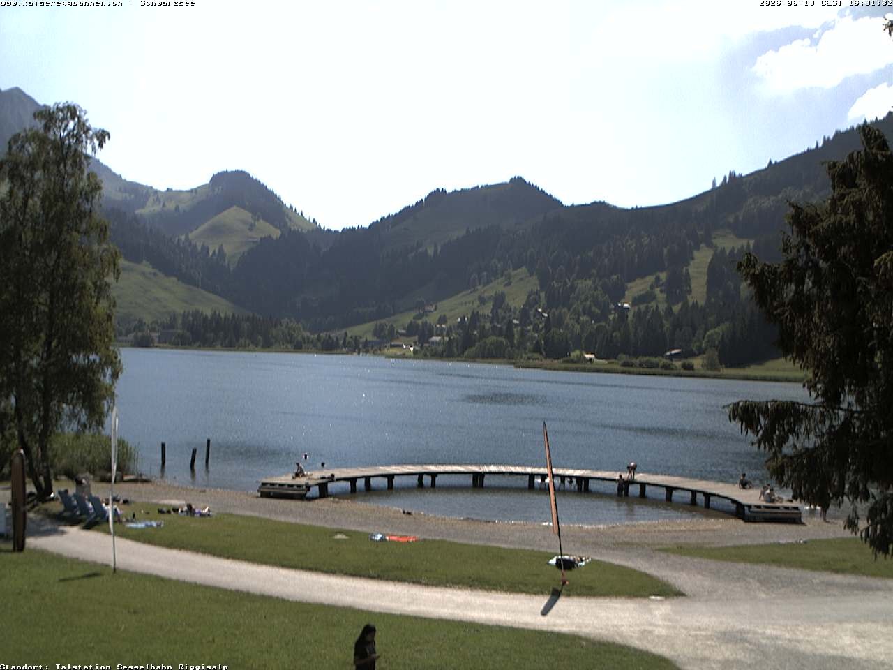 Archived image Webcam Schwarzsee the lake