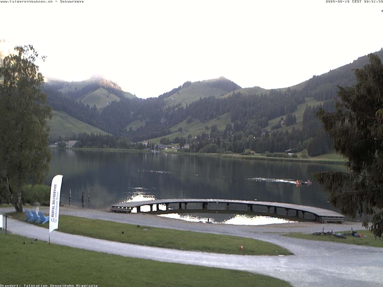 Archived image Webcam Schwarzsee the lake