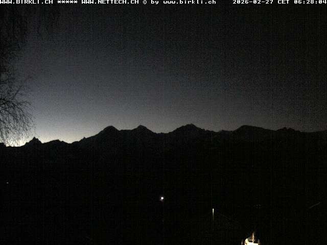 Archived image Webcam Beatenberg Jungfrau Group