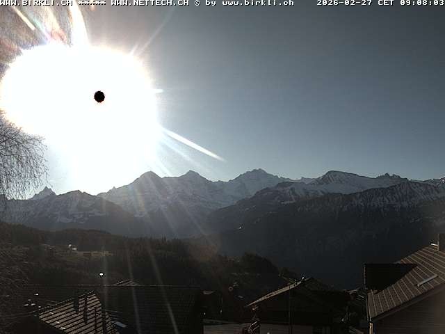 Archived image Webcam Beatenberg Jungfrau Group