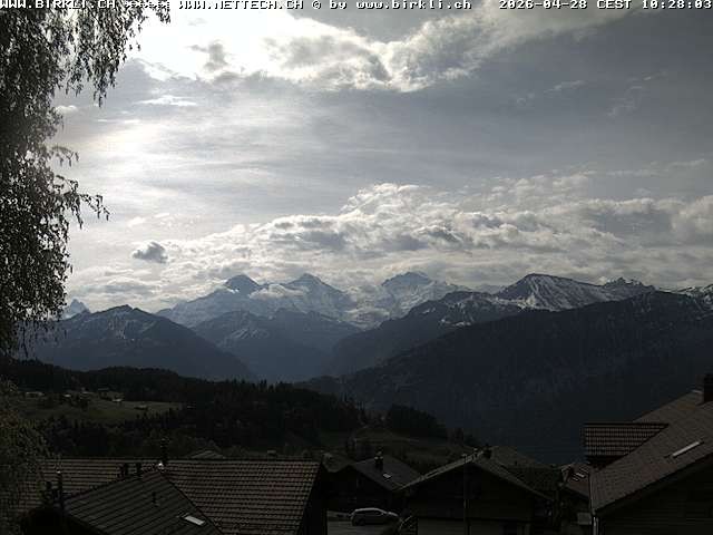 Archived image Webcam Beatenberg Jungfrau Group