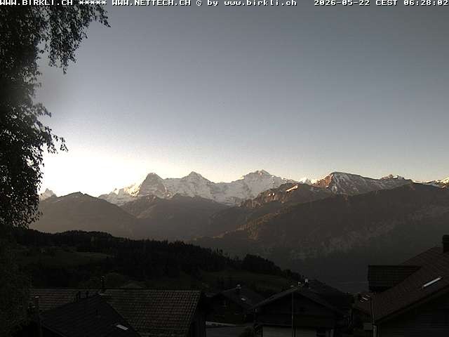 Archiv Foto Webcam Beatenberg (Jungfrau-Gruppe)