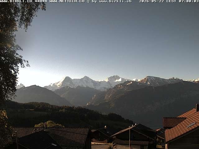 Archiv Foto Webcam Beatenberg (Jungfrau-Gruppe)