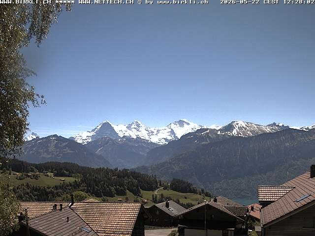 Archiv Foto Webcam Beatenberg (Jungfrau-Gruppe)