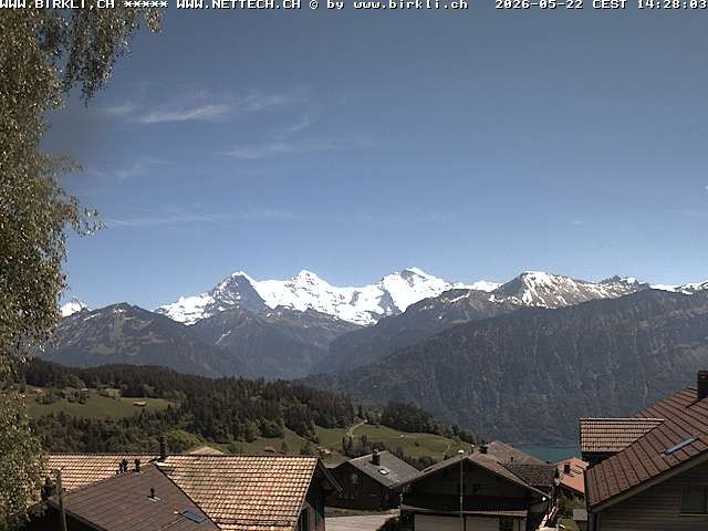 Archiv Foto Webcam Beatenberg (Jungfrau-Gruppe)