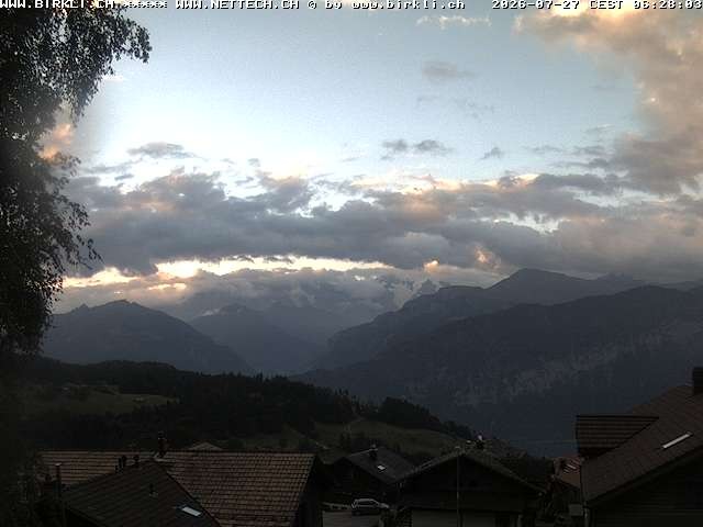 Archived image Webcam Beatenberg Jungfrau Group
