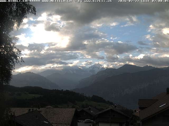 Archived image Webcam Beatenberg Jungfrau Group