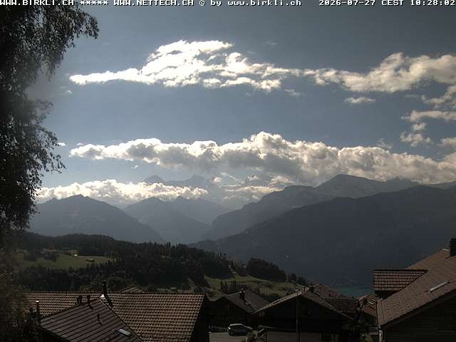 Archived image Webcam Beatenberg Jungfrau Group