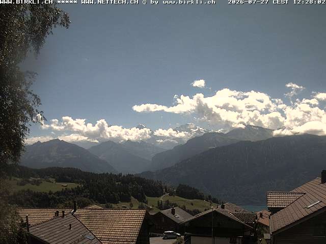 Archived image Webcam Beatenberg Jungfrau Group