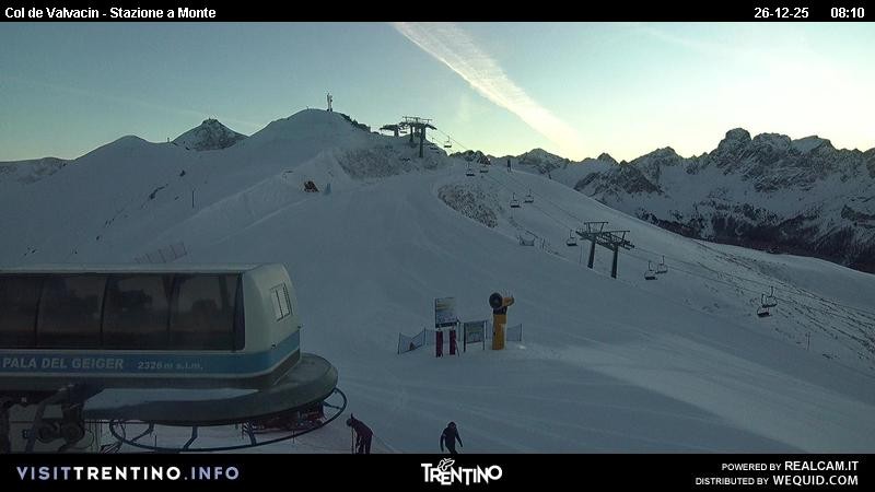 Archiv Foto Webcam Sesselbahn Col de Valvacin