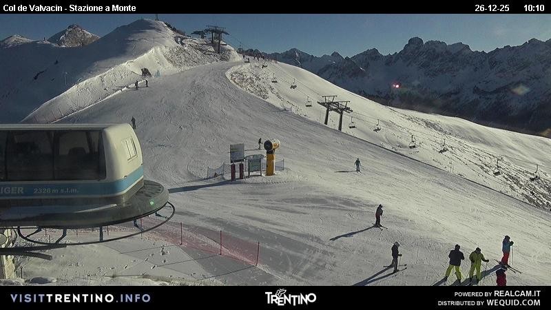 Archiv Foto Webcam Sesselbahn Col de Valvacin