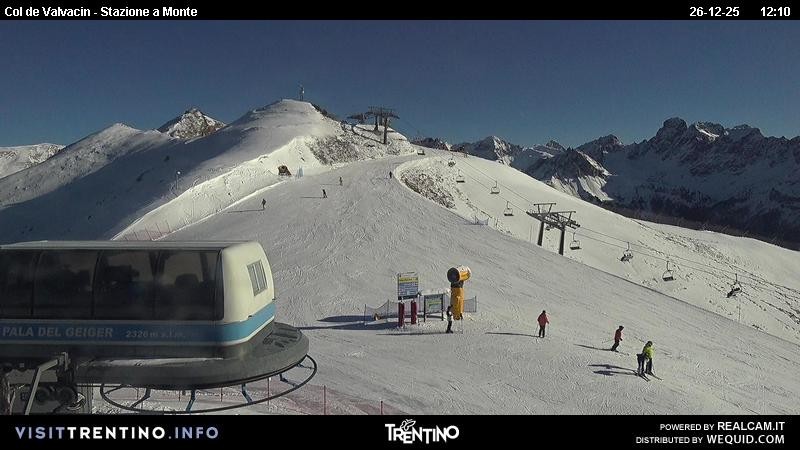 Archiv Foto Webcam Sesselbahn Col de Valvacin