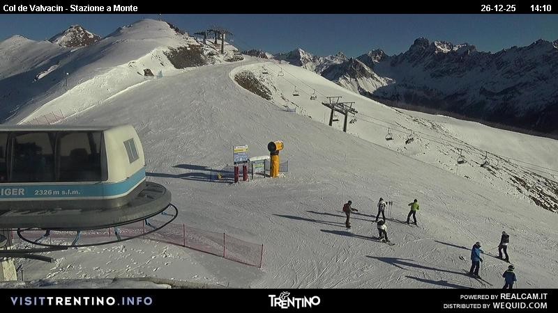 Archiv Foto Webcam Sesselbahn Col de Valvacin