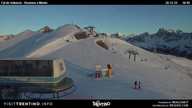 Archiv Foto Webcam Sesselbahn Col de Valvacin