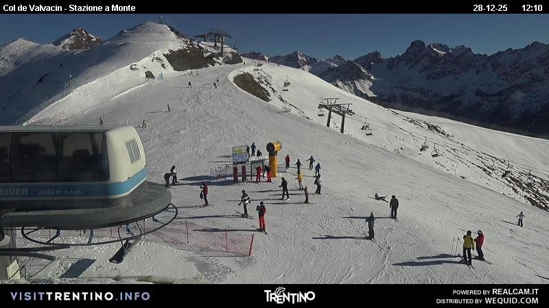 Archiv Foto Webcam Sesselbahn Col de Valvacin