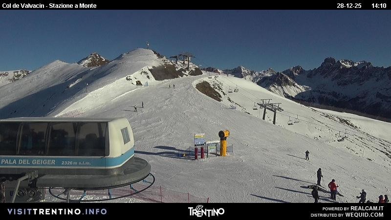 Archiv Foto Webcam Sesselbahn Col de Valvacin