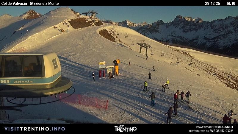 Archiv Foto Webcam Sesselbahn Col de Valvacin