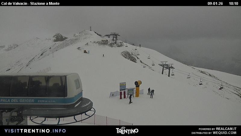 Archiv Foto Webcam Sesselbahn Col de Valvacin
