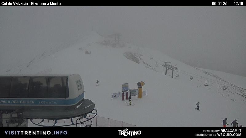Archiv Foto Webcam Sesselbahn Col de Valvacin