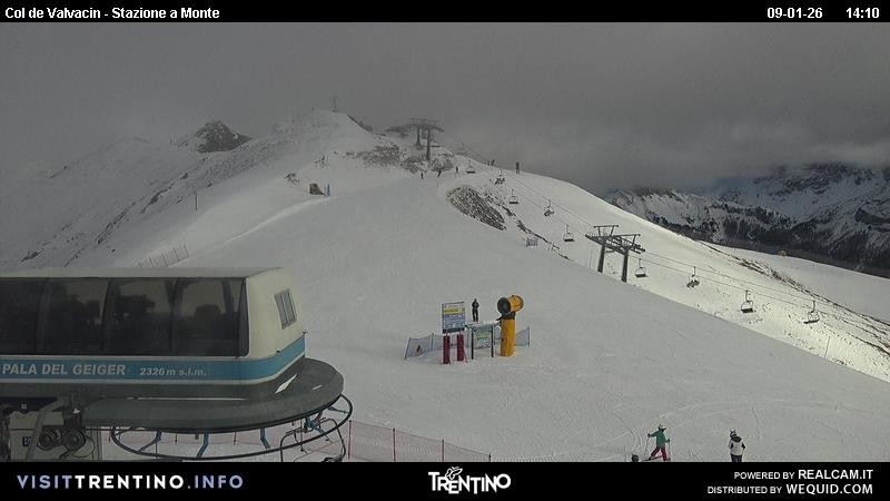 Archiv Foto Webcam Sesselbahn Col de Valvacin