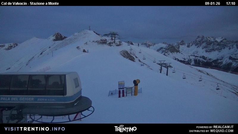 Archiv Foto Webcam Sesselbahn Col de Valvacin