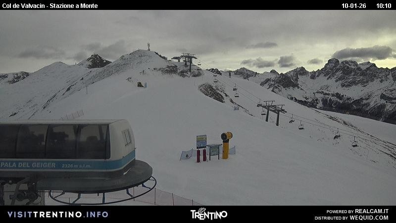 Archiv Foto Webcam Sesselbahn Col de Valvacin