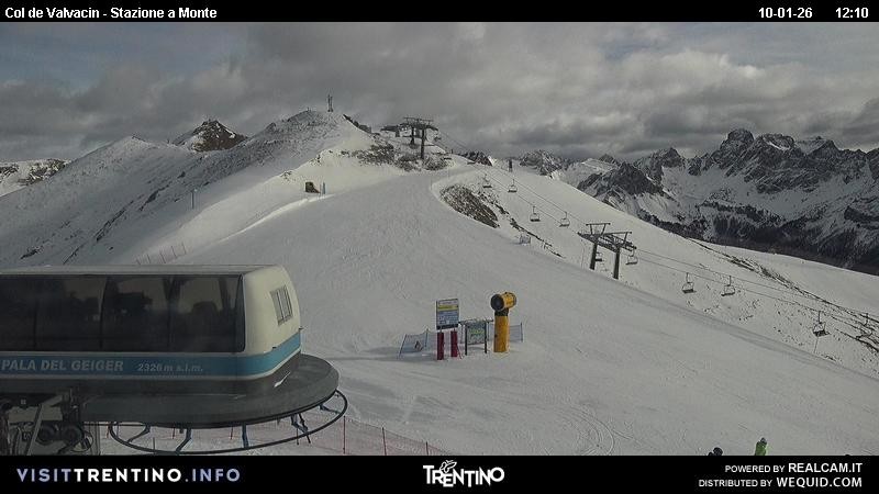 Archiv Foto Webcam Sesselbahn Col de Valvacin