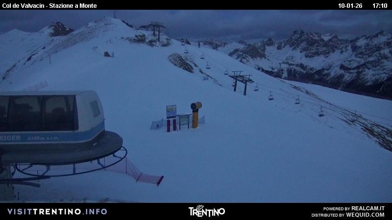 Archiv Foto Webcam Sesselbahn Col de Valvacin