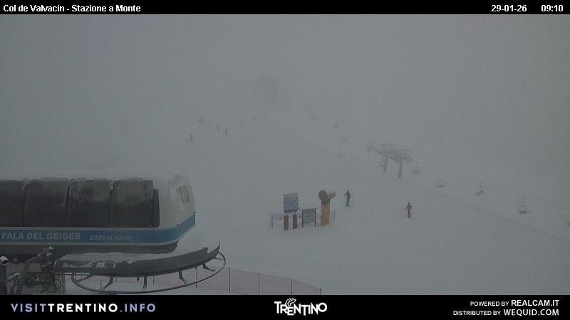 Archived image Webcam Col de Valvacin Chair Lift