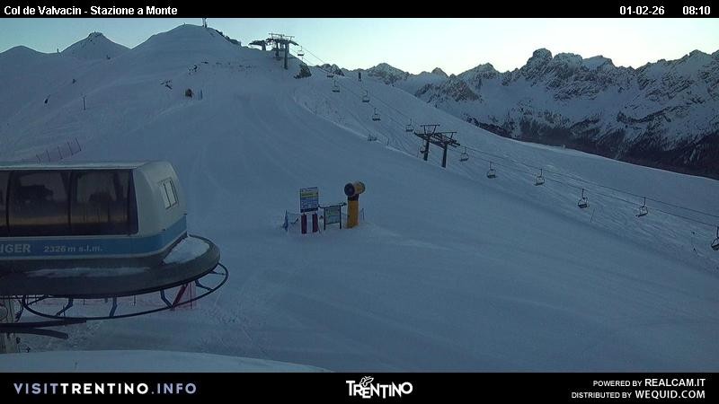 Archiv Foto Webcam Sesselbahn Col de Valvacin