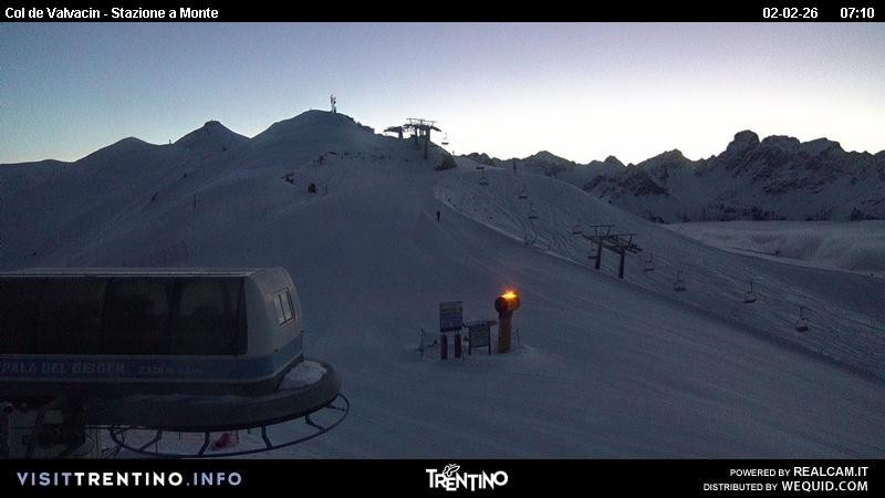 Archiv Foto Webcam Sesselbahn Col de Valvacin