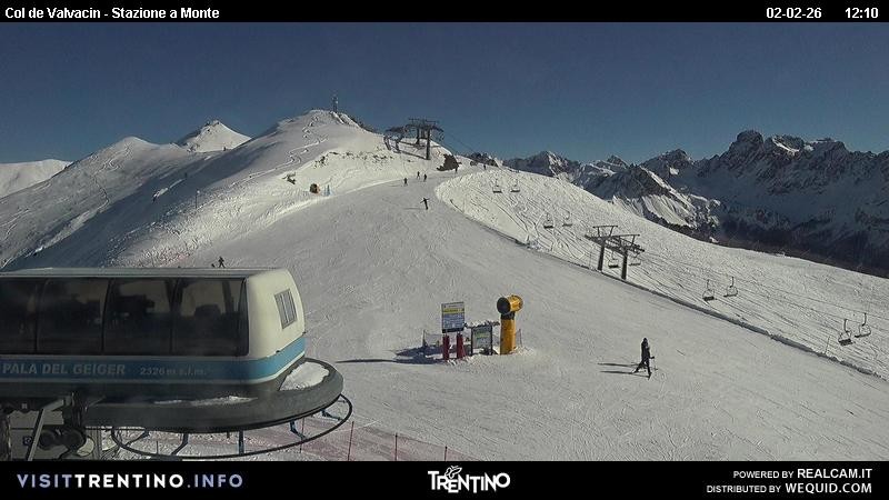 Archiv Foto Webcam Sesselbahn Col de Valvacin