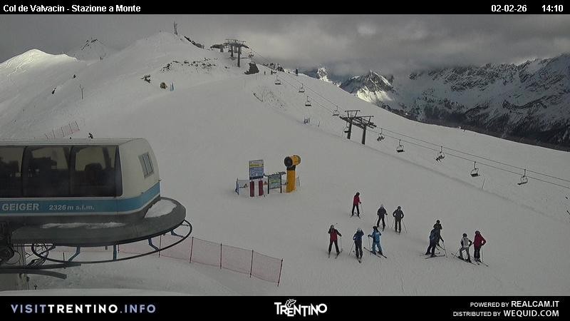 Archiv Foto Webcam Sesselbahn Col de Valvacin