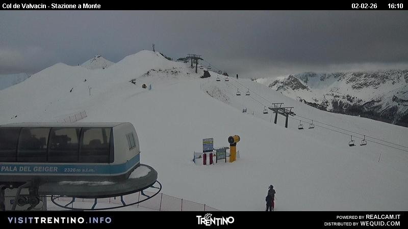 Archiv Foto Webcam Sesselbahn Col de Valvacin
