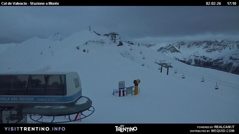 Archiv Foto Webcam Sesselbahn Col de Valvacin