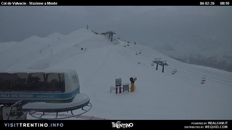 Archiv Foto Webcam Sesselbahn Col de Valvacin