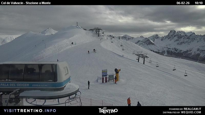 Archiv Foto Webcam Sesselbahn Col de Valvacin