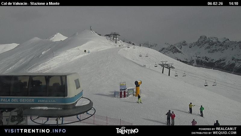 Archiv Foto Webcam Sesselbahn Col de Valvacin