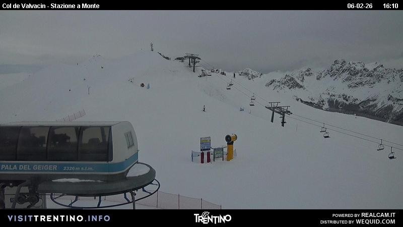 Archiv Foto Webcam Sesselbahn Col de Valvacin