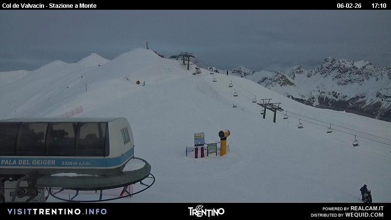 Archiv Foto Webcam Sesselbahn Col de Valvacin