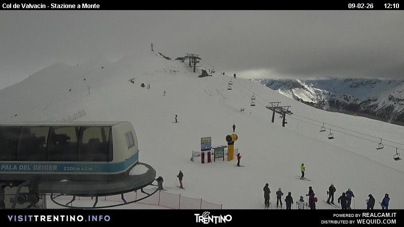 Archiv Foto Webcam Sesselbahn Col de Valvacin