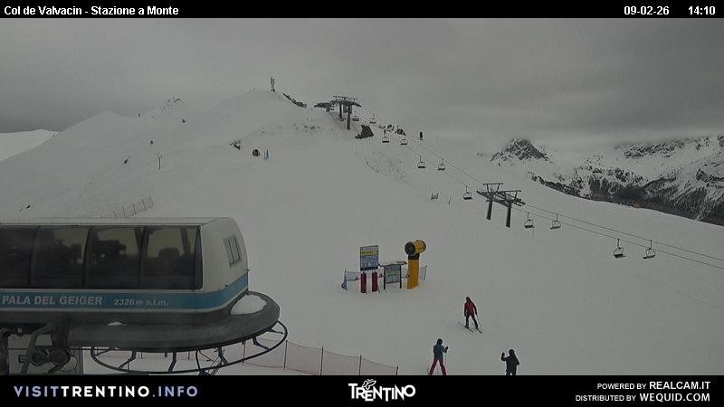 Archiv Foto Webcam Sesselbahn Col de Valvacin