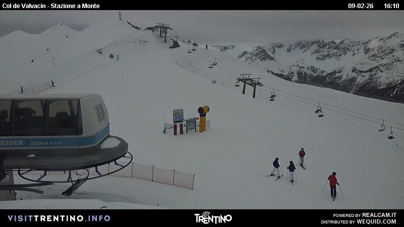 Archiv Foto Webcam Sesselbahn Col de Valvacin
