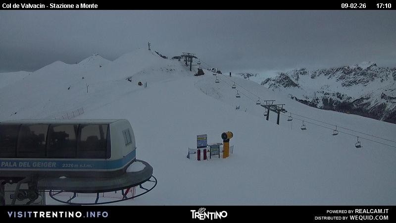 Archiv Foto Webcam Sesselbahn Col de Valvacin