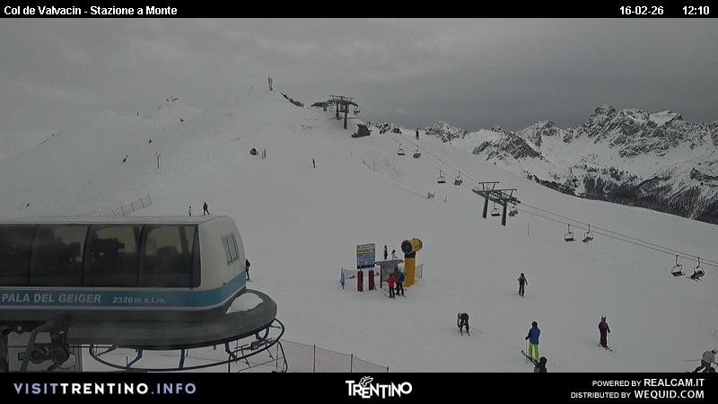 Archiv Foto Webcam Sesselbahn Col de Valvacin
