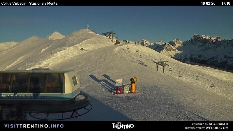 Archiv Foto Webcam Sesselbahn Col de Valvacin