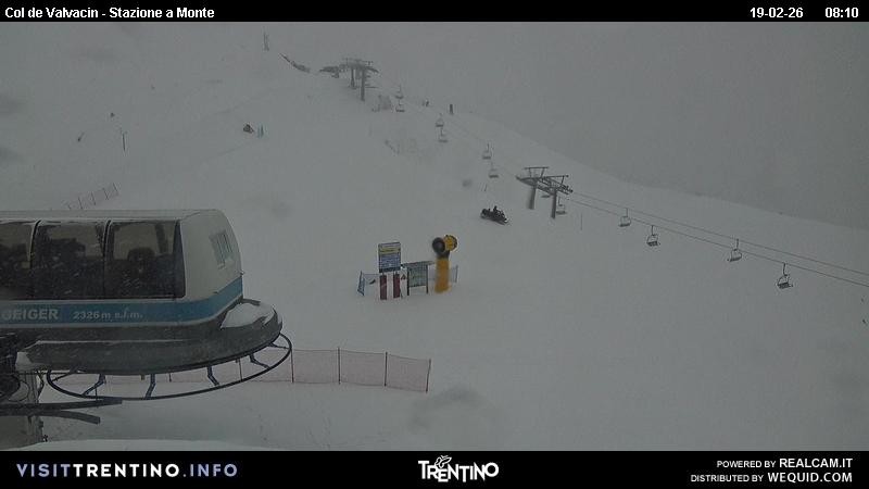 Archived image Webcam Col de Valvacin Chair Lift