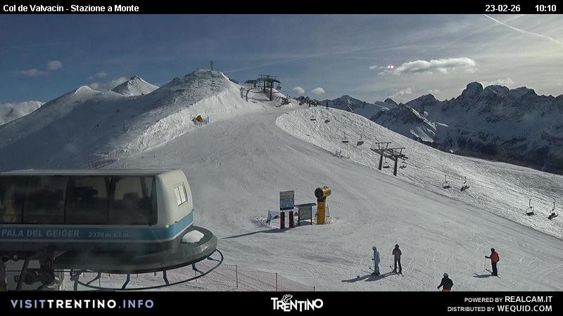 Archiv Foto Webcam Sesselbahn Col de Valvacin