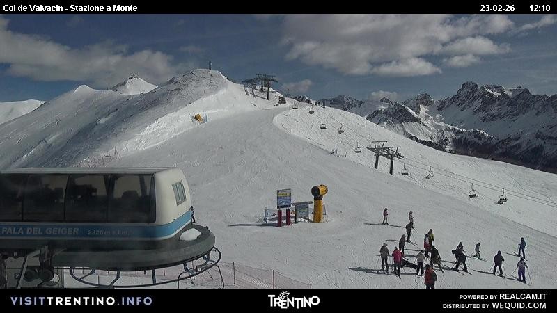 Archiv Foto Webcam Sesselbahn Col de Valvacin