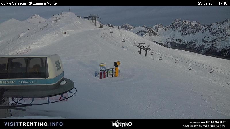 Archiv Foto Webcam Sesselbahn Col de Valvacin